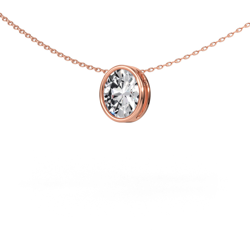 Bild av Hänge Lavon OVL 585 roséguld Diamant 1.80 crt