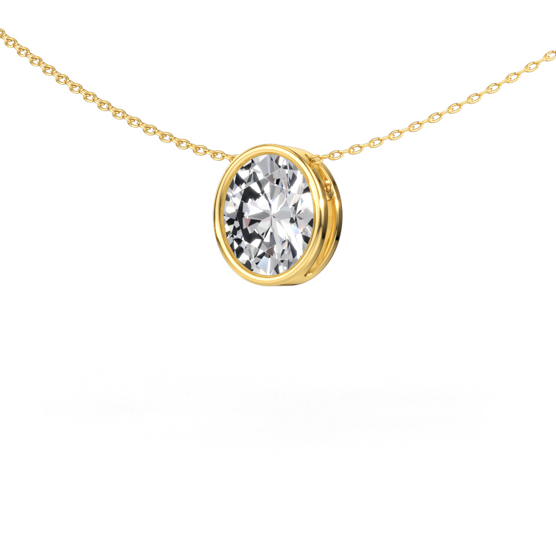 Immagine di Ciondolo Lavon OVL 585 oro Diamante lab grown 2.70 crt
