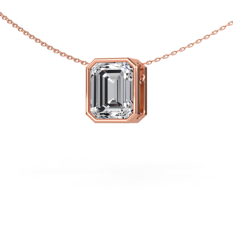 Immagine di Ciondolo Lavon EME 585 oro rosa Diamante lab grown 5.21 crt