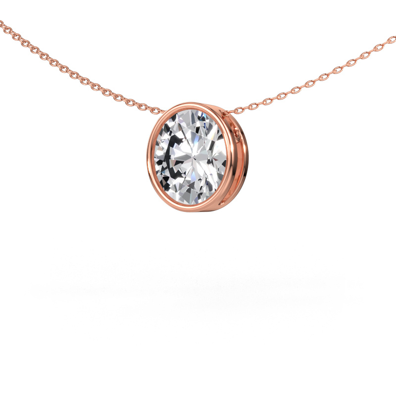 Bild av Hänge Lavon OVL 585 roséguld Labbodlad diamant 3.85 crt