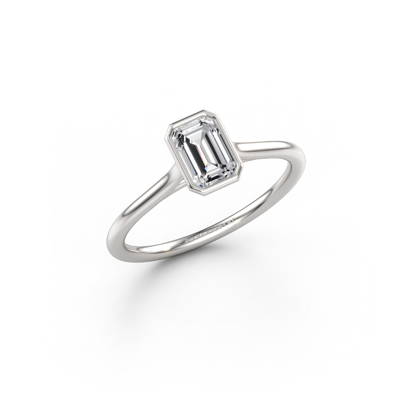 Immagine di Anello di fidanzamento Lavon EME 585 oro bianco Diamante lab grown 0.70 crt