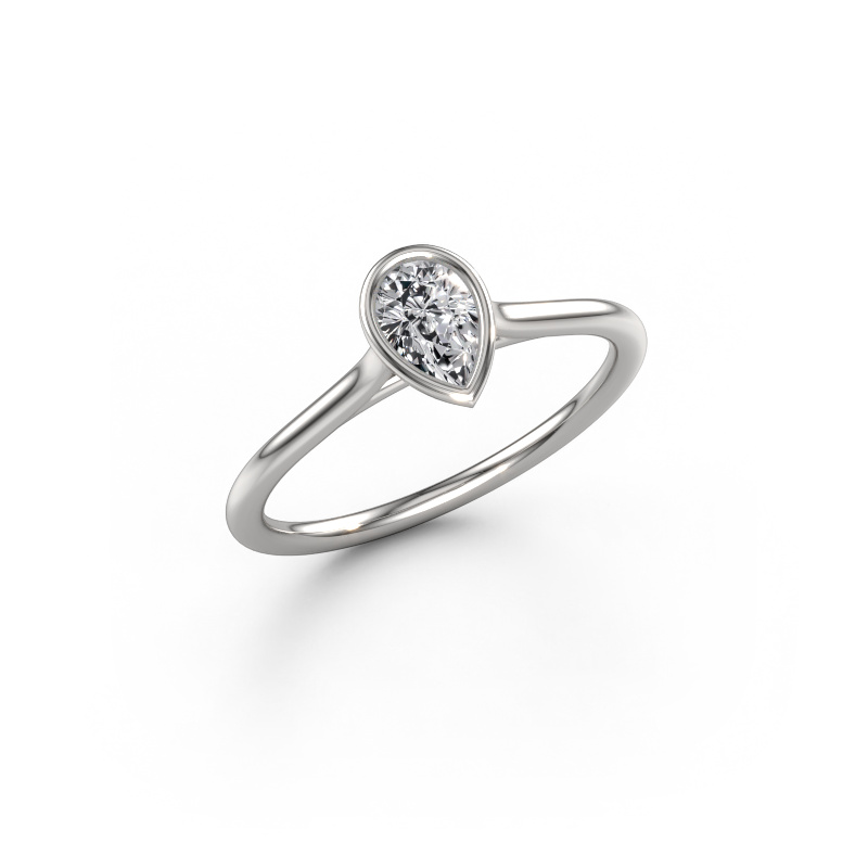Image of Engagement ring Lavon Per 585 white gold Diamond 0.45 crt