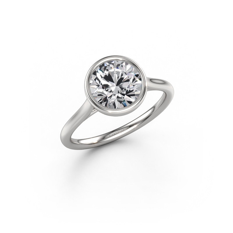 Image of Engagement ring Lavon RND 950 platinum Diamond 2.00 crt