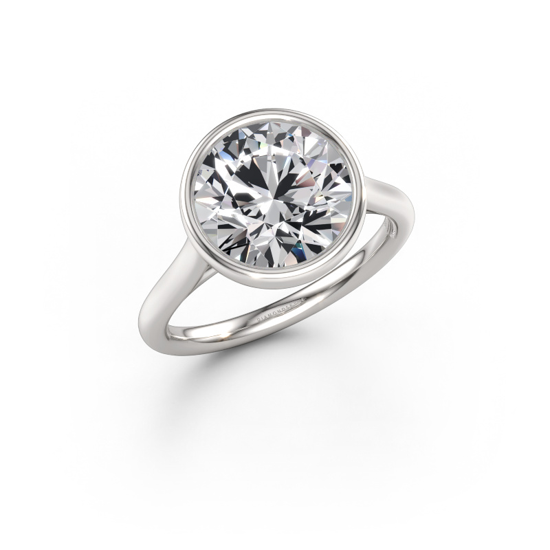 Bild av Förlovningsring Lavon RND 585 vitt guld Diamant 4.00 crt