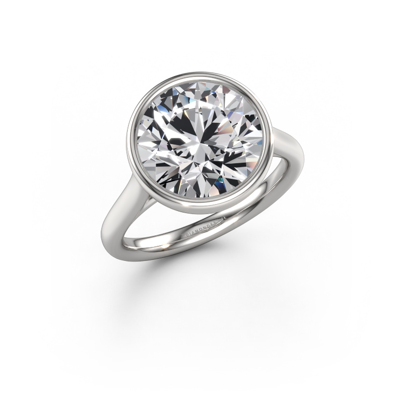 Bild von Verlobungsring Lavon RND 585 Weißgold Lab-grown Diamant 5.00 crt