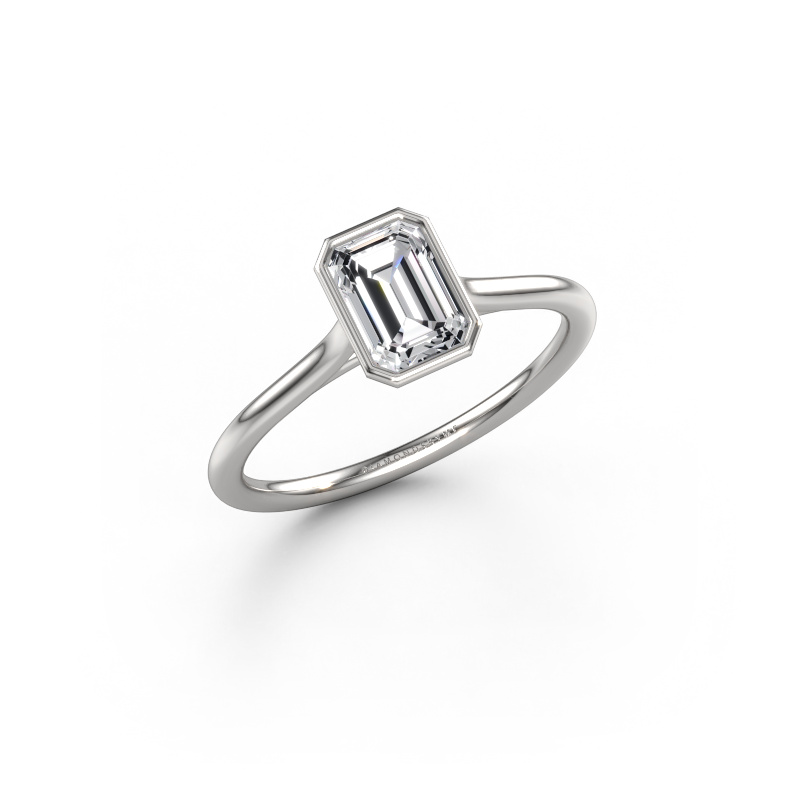 Image of Engagement ring Lavon EME 585 white gold Lab grown diamond 0.90 crt