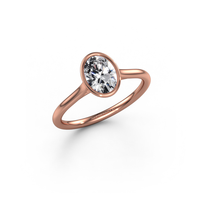 Bild von Verlobungsring Lavon OVL 585 Roségold Diamant 0.80 crt
