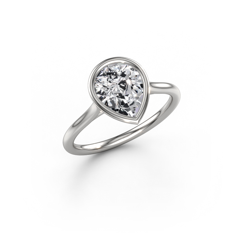 Afbeelding van Verlovingsring Lavon Per 585 witgoud Lab-grown diamant 1.50 crt