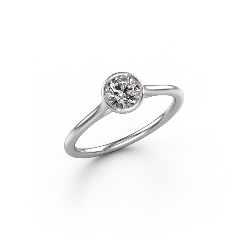Image of Engagement ring Lavon RND 585 white gold Diamond 0.50 crt