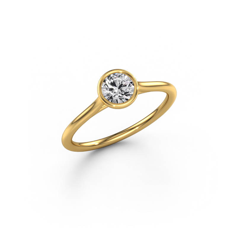 Image of Engagement ring Lavon RND 585 gold Diamond 0.50 crt