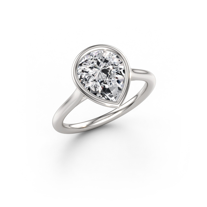 Immagine di Anello di fidanzamento Lavon Per 585 oro bianco Diamante lab grown 2.10 crt