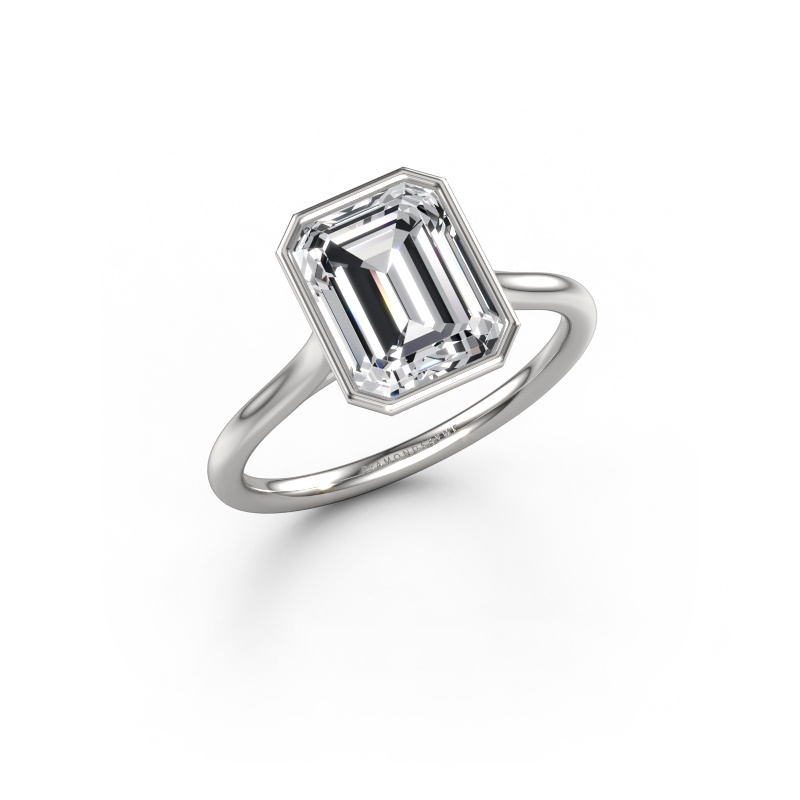 Image of Engagement ring Lavon EME 585 white gold Lab grown diamond 2.50 crt