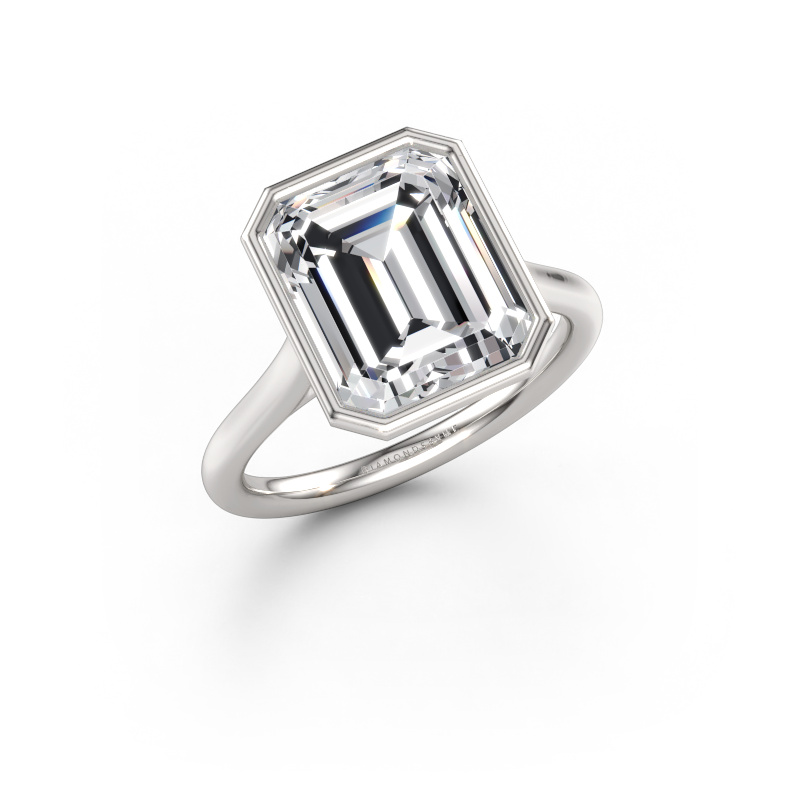 Immagine di Anello di fidanzamento Lavon EME 585 oro bianco Diamante lab grown 5.21 crt