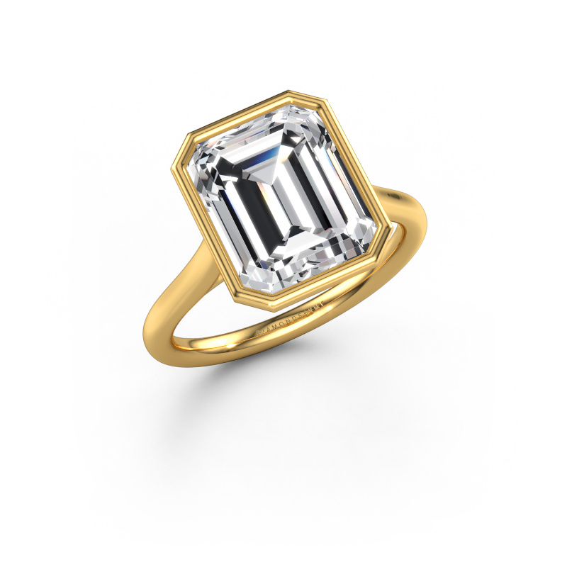 Image of Engagement ring Lavon EME 585 gold Lab grown diamond 5.21 crt