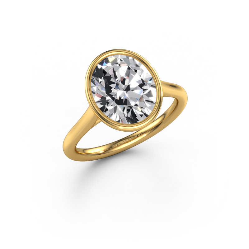 Bild von Verlobungsring Lavon OVL 585 Gold Lab-grown Diamant 3.85 crt