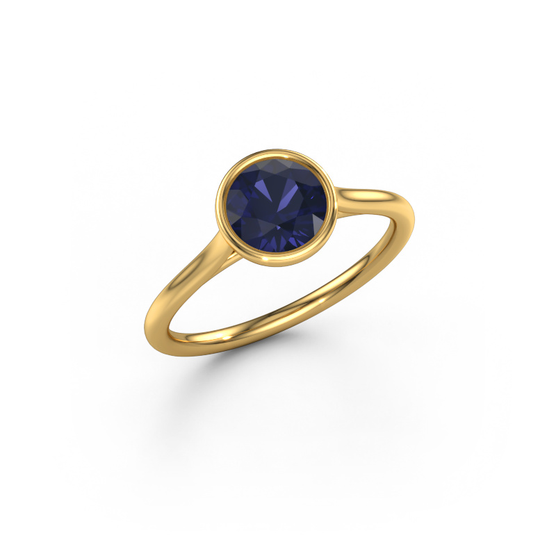 Image of Engagement ring Lavon RND 585 gold Sapphire 6.5 mm