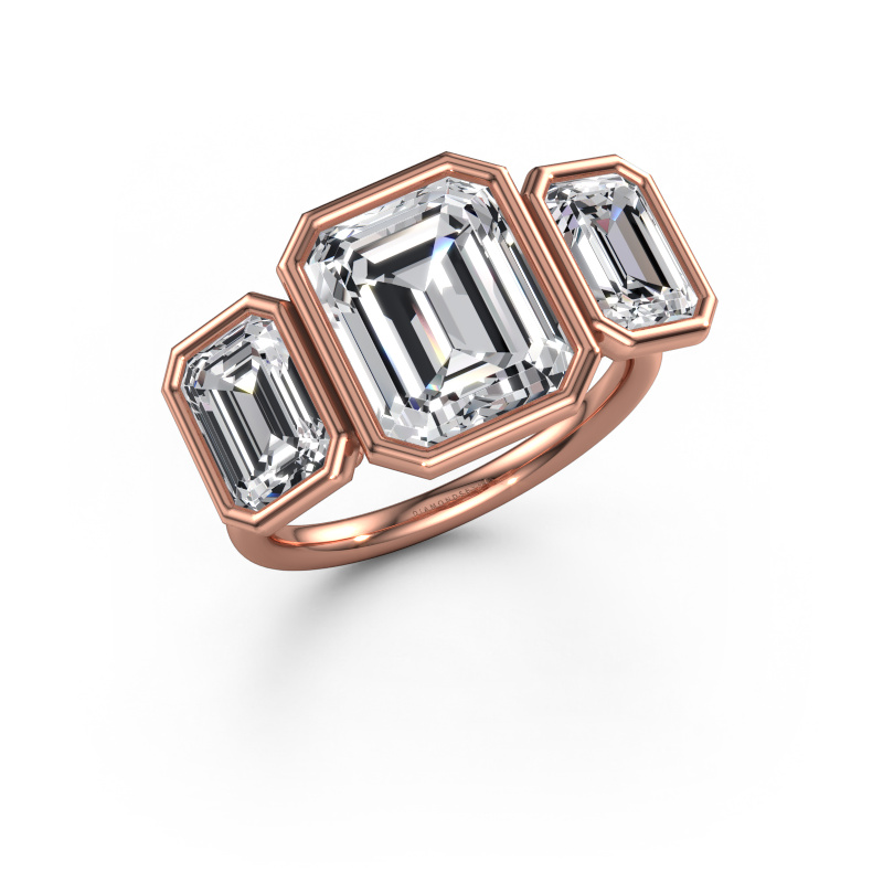 Bild von Verlobungsring Lavon 3 EME 585 Roségold Lab-grown Diamant 5.80 crt