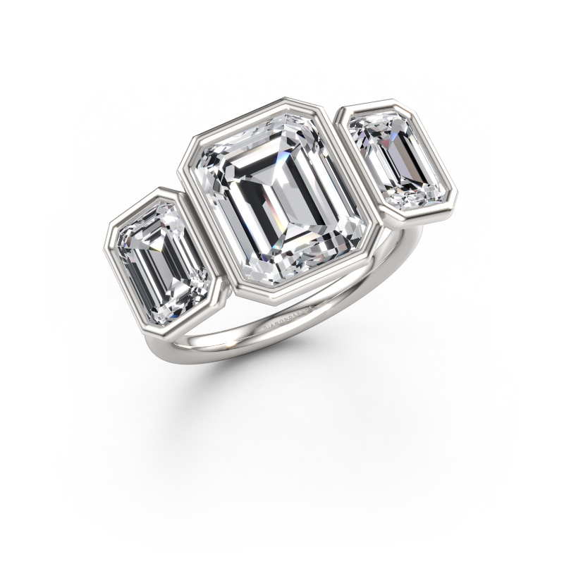 Immagine di Anello di fidanzamento Lavon 3 EME 950 platino Diamante 5.80 crt