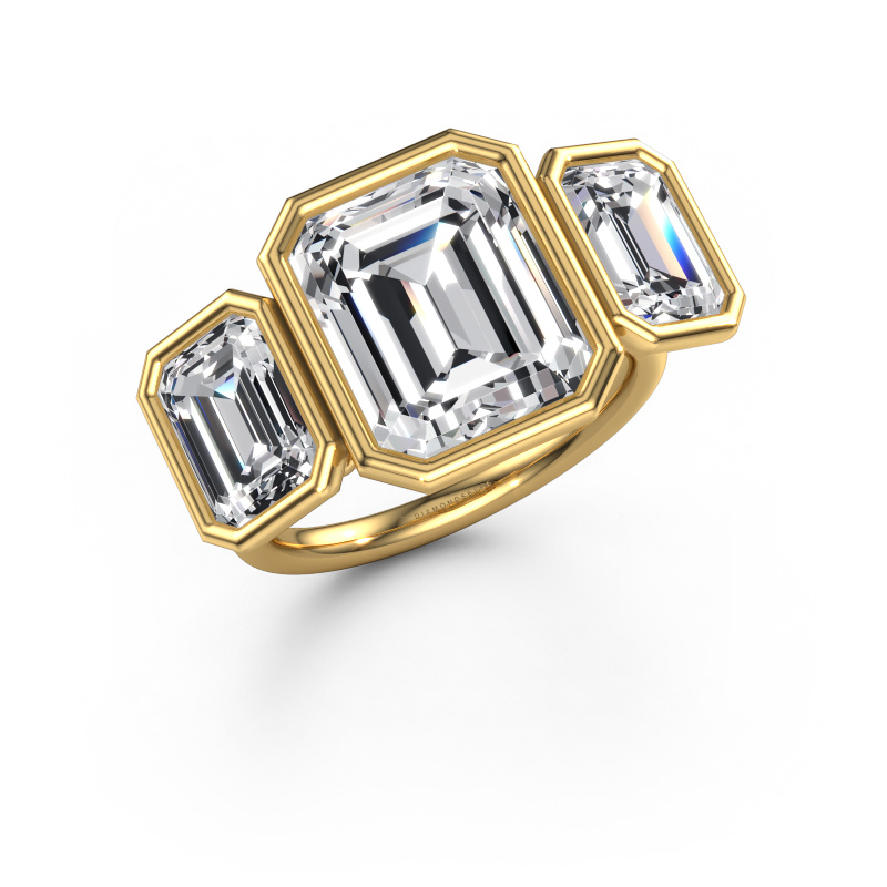 Image of Engagement ring Lavon 3 EME 585 gold Lab grown diamond 8.21 crt