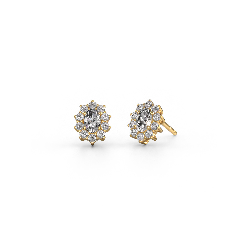 Image of Earrings Leesa 585 gold Diamond 1.40 crt