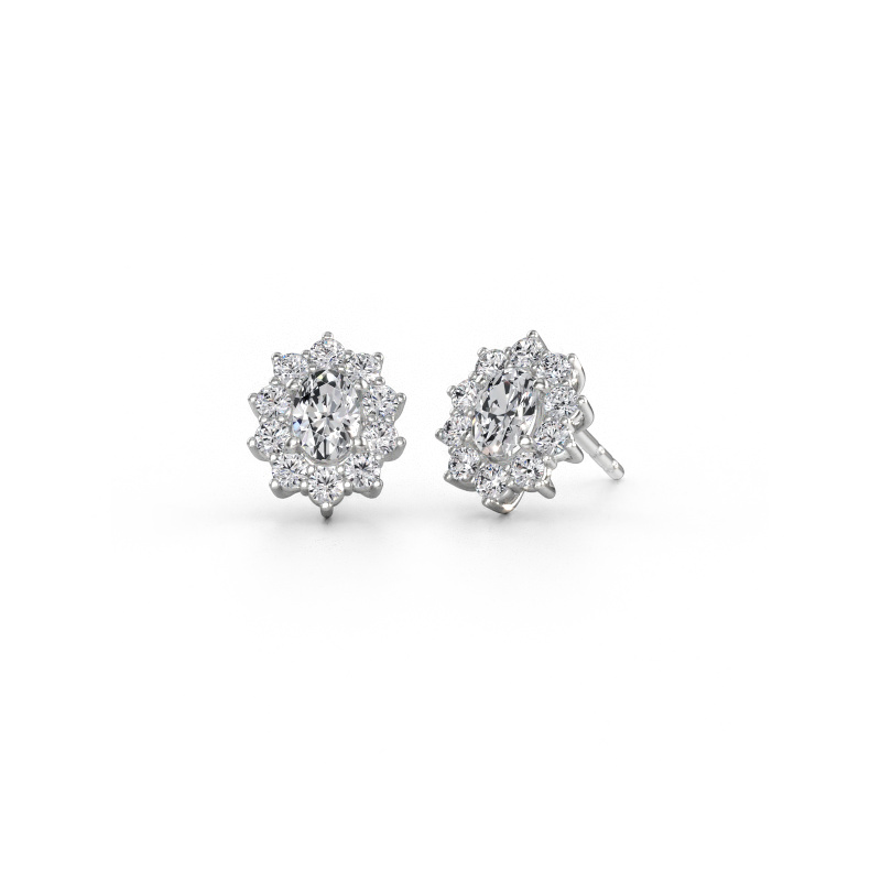 Immagine di Orecchini Leesa 585 oro bianco Diamante lab grown 2.30 crt