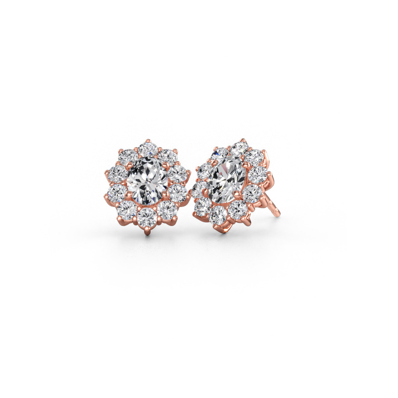 Immagine di Orecchini Leesa 585 oro rosa Diamante 4.20 crt