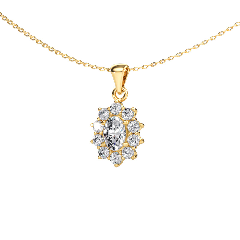 Immagine di Ciondolo Leesa 585 oro Diamante 1.15 crt