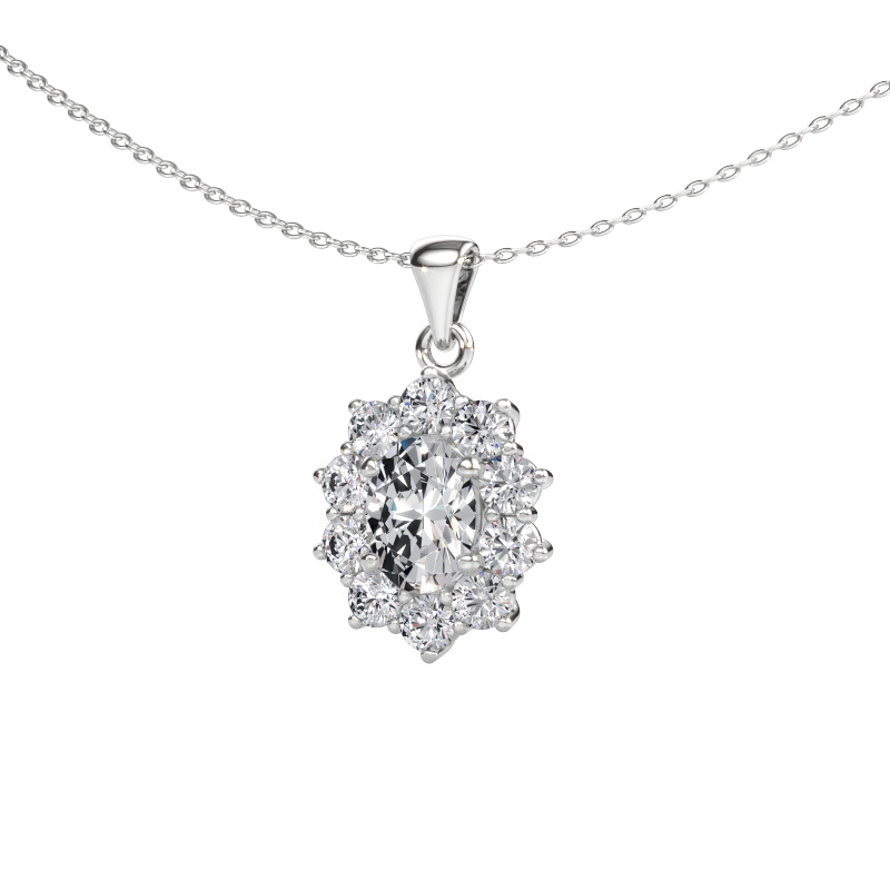 Bild av Hänge Leesa 585 vitt guld Diamant 2.10 crt