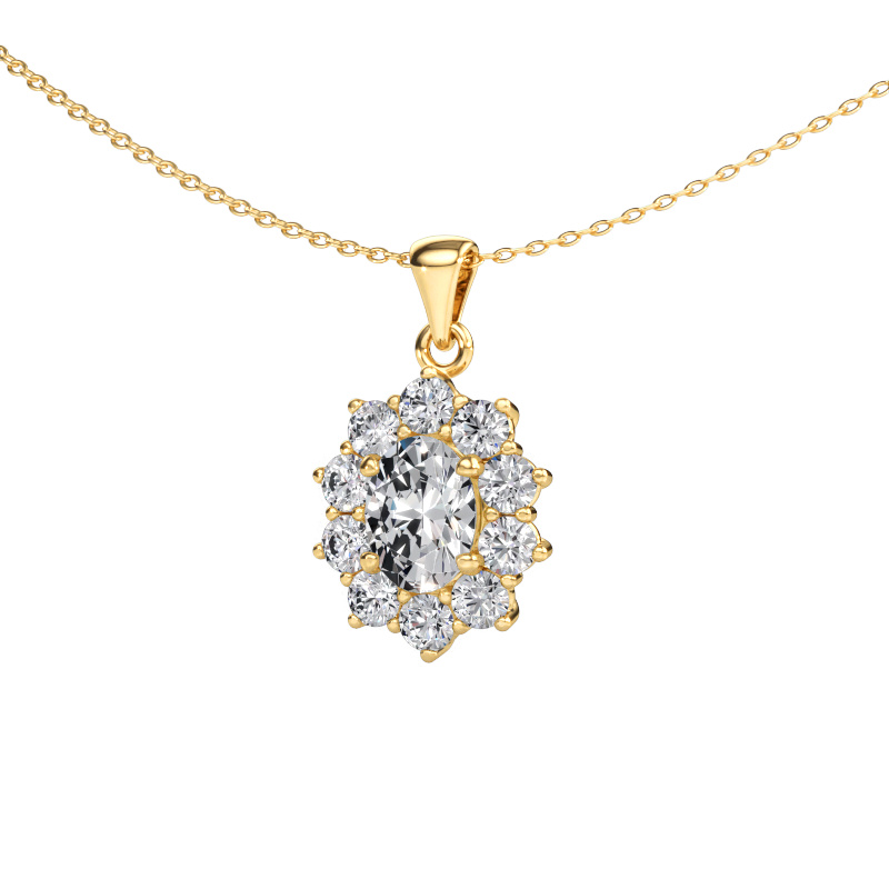 Immagine di Ciondolo Leesa 585 oro Diamante lab grown 2.10 crt