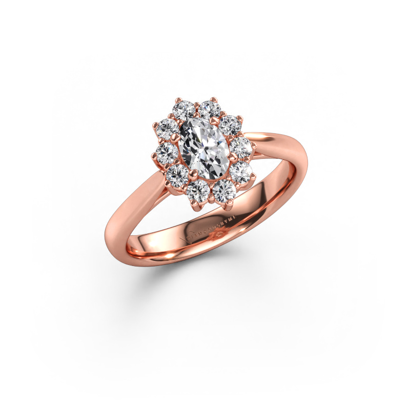 Immagine di Anello di fidanzamento Leesa 1 585 oro rosa Diamante lab grown 0.70 crt