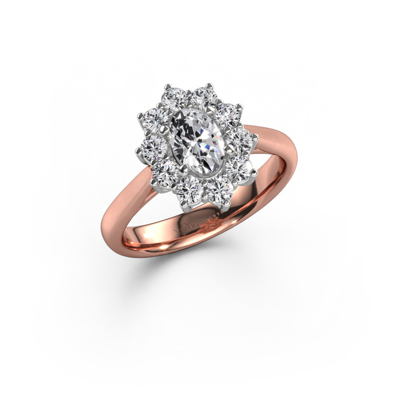 Bild von Verlobungsring Leesa 1 585 Roségold Lab-grown Diamant 1.15 crt