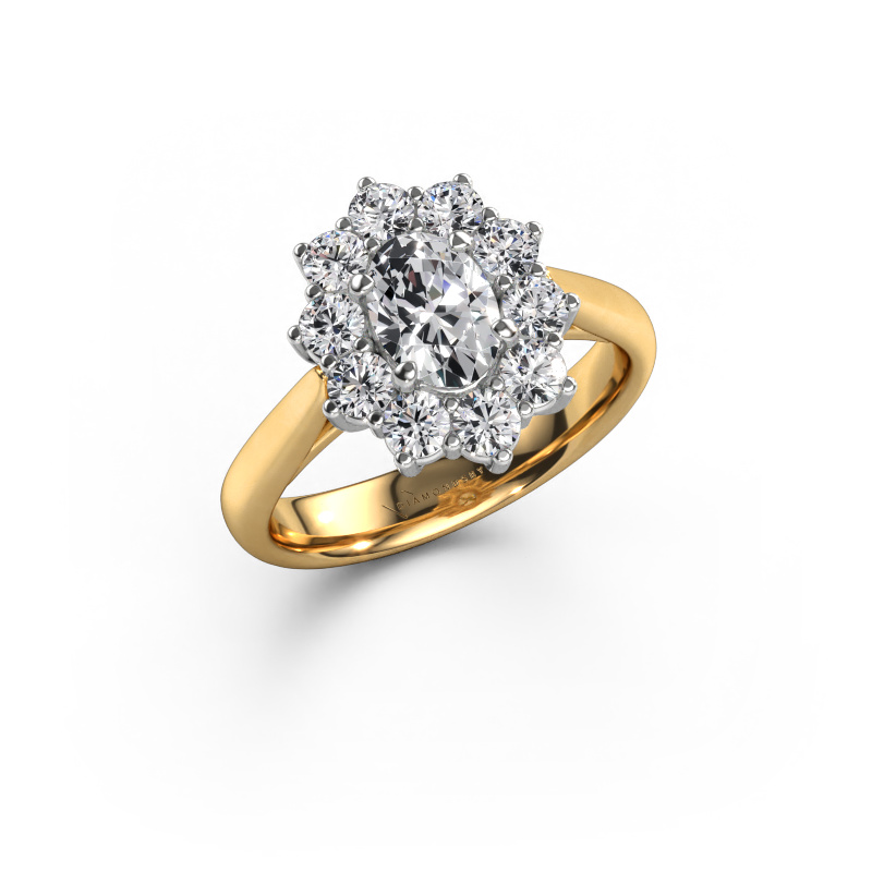 Image of Engagement ring Leesa 1 585 gold Lab grown diamond 1.50 crt