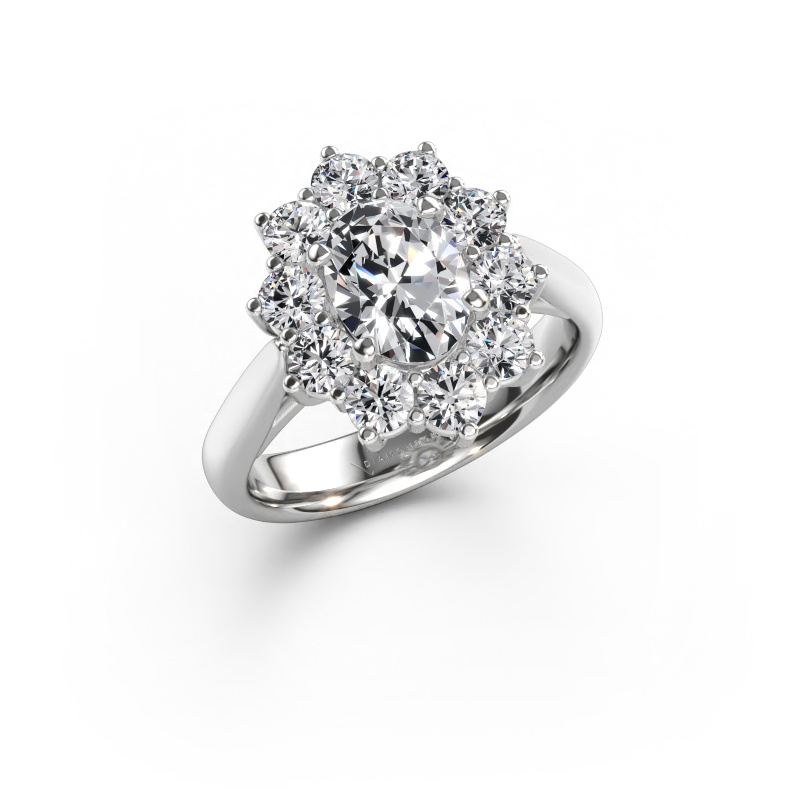 Immagine di Anello di fidanzamento Leesa 1 585 oro bianco Diamante 2.10 crt