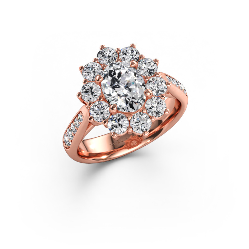 Bild av Förlovningsring Leesa 2 585 roséguld Diamant 2.285 crt