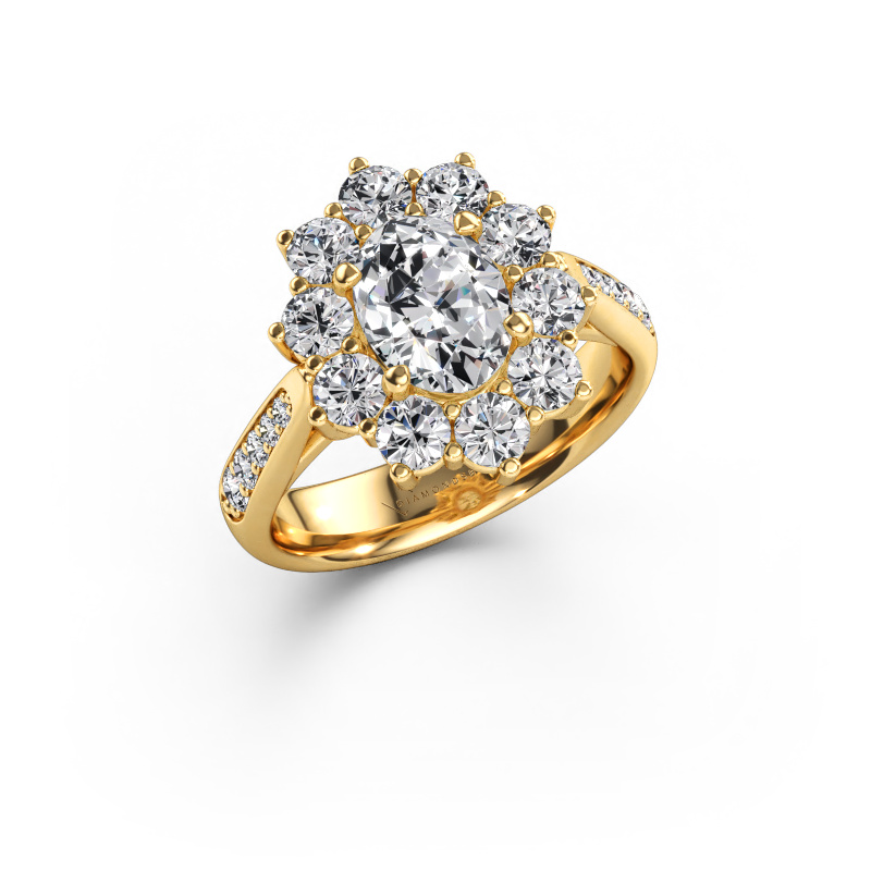 Immagine di Anello di fidanzamento Leesa 2 585 oro Diamante 2.285 crt