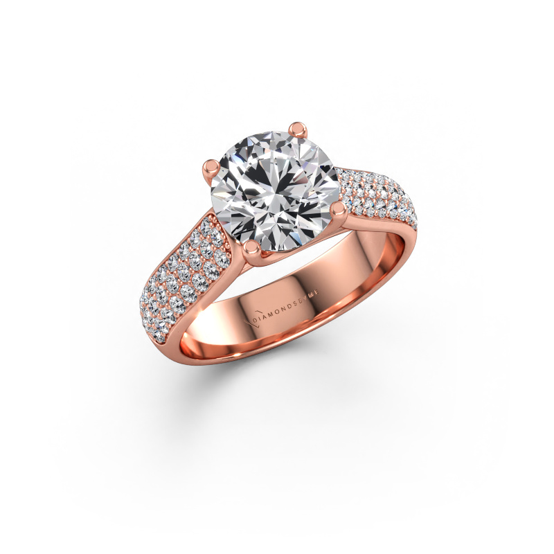 Bild av Förlovningsring Leoness 585 roséguld Diamant 2.50 crt