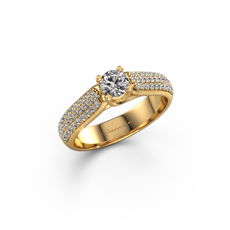 Bild von Verlobungsring Leoness 585 Gold Diamant 0.715 crt