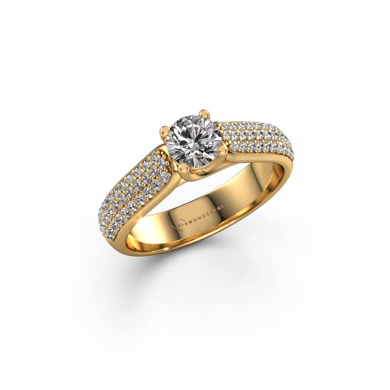 Image of Engagement ring Leoness 585 gold Lab-grown diamond 0.915 crt