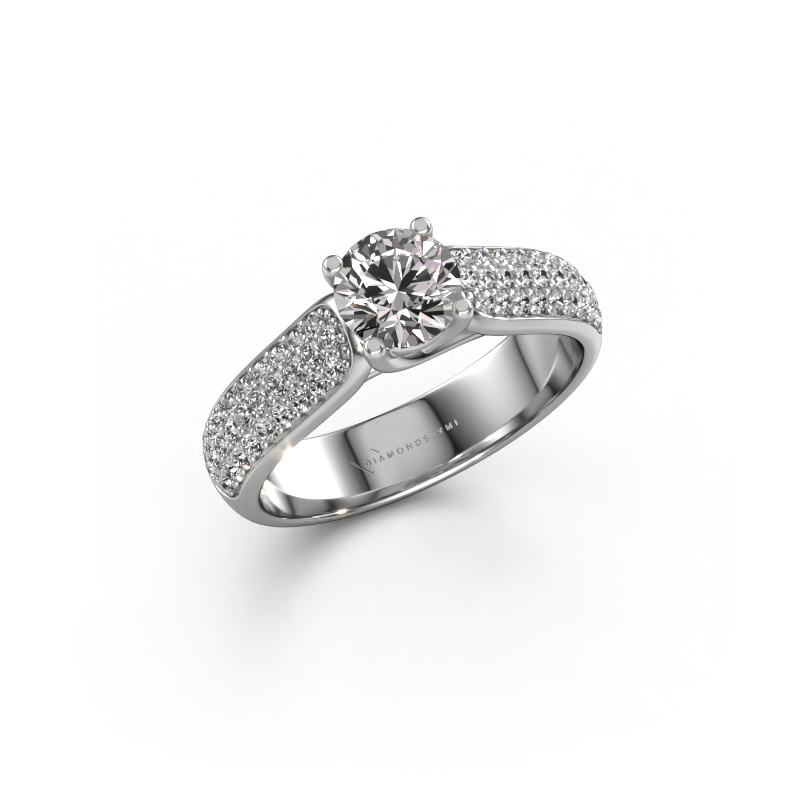Image of Engagement ring Leoness 950 platinum Diamond 1.02 crt