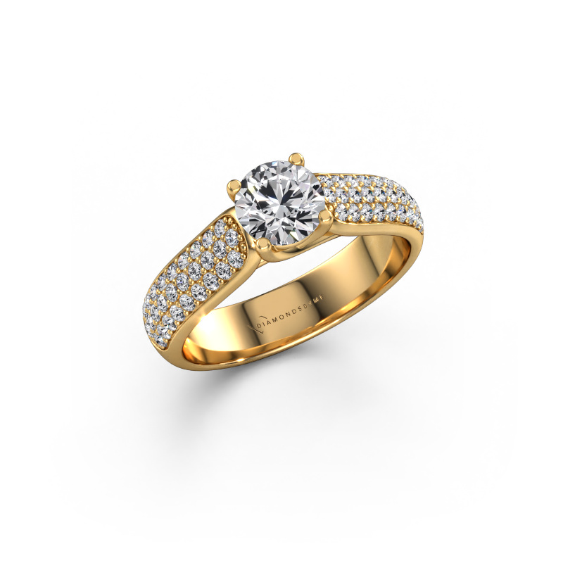 Image of Engagement ring Leoness 585 gold Diamond 1.120 crt