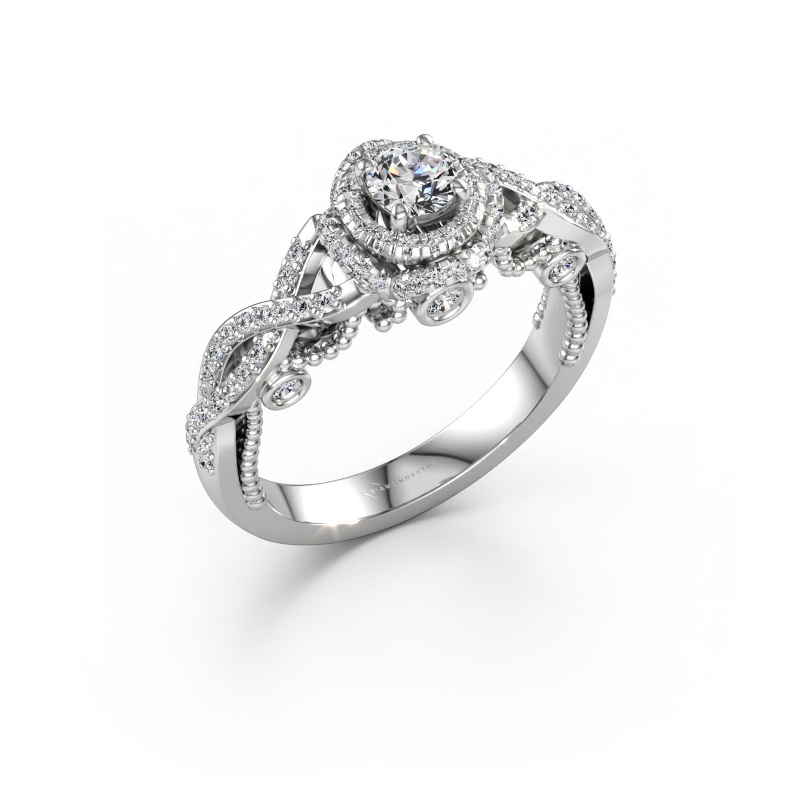 Immagine di Anello di fidanzamento Leora 585 oro bianco Diamante 0.718 crt