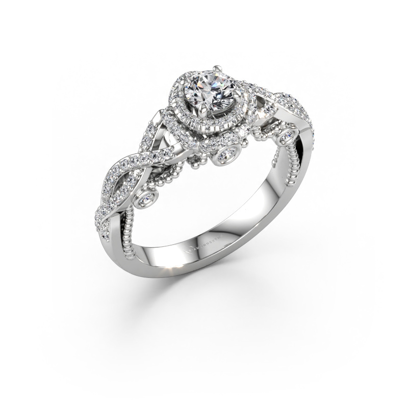 Immagine di Anello di fidanzamento Leora 585 oro bianco Diamante lab grown 0.768 crt