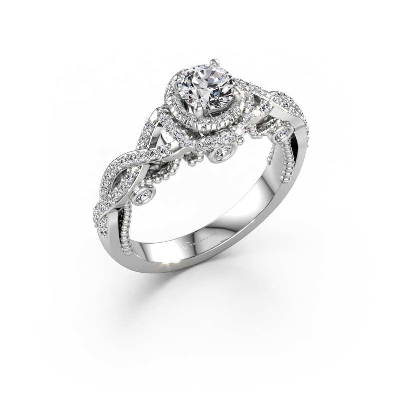 Immagine di Anello di fidanzamento Leora 585 oro bianco Diamante 0.968 crt