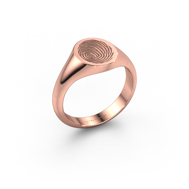 Image of Pinky ring Levi 585 rose gold