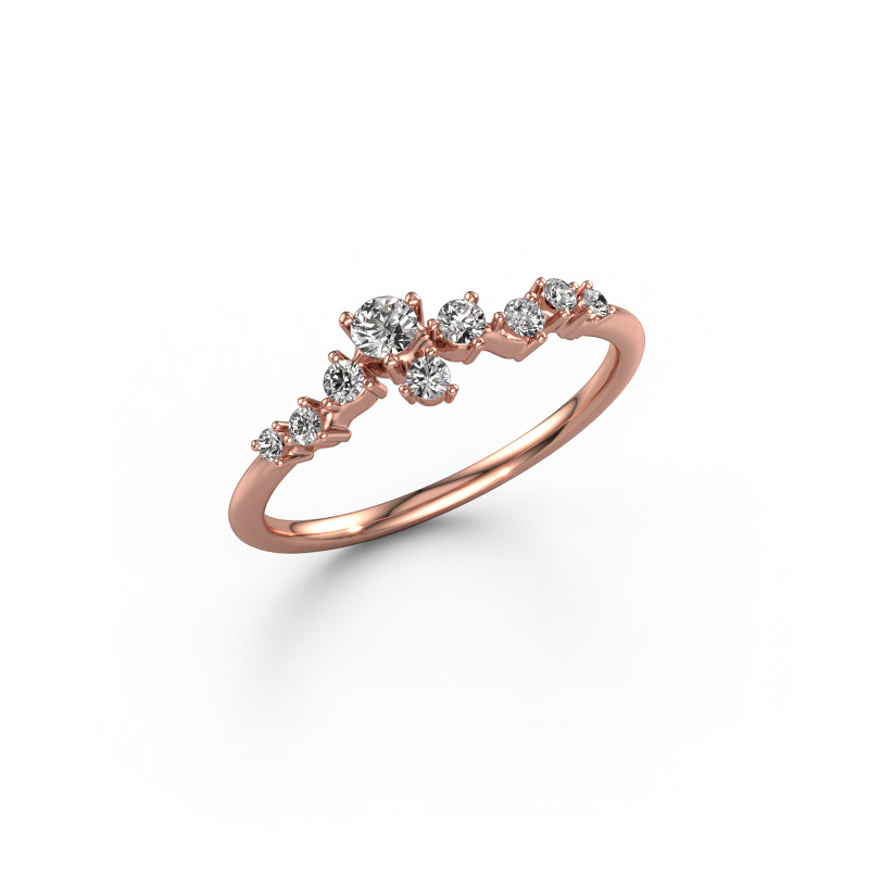 Bild von Ring Lexi 585 Roségold Lab-grown Diamant 0.255 crt