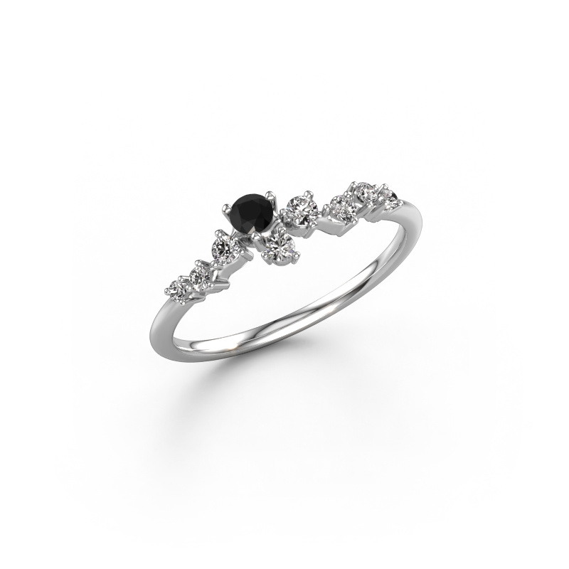 Image de Bague Lexi 585 or blanc Diamant noir 0.273 crt