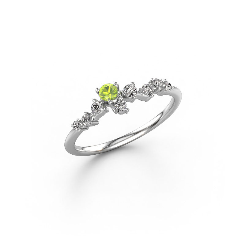 Bild von Ring Lexi 585 Weißgold Peridot 2.8 mm