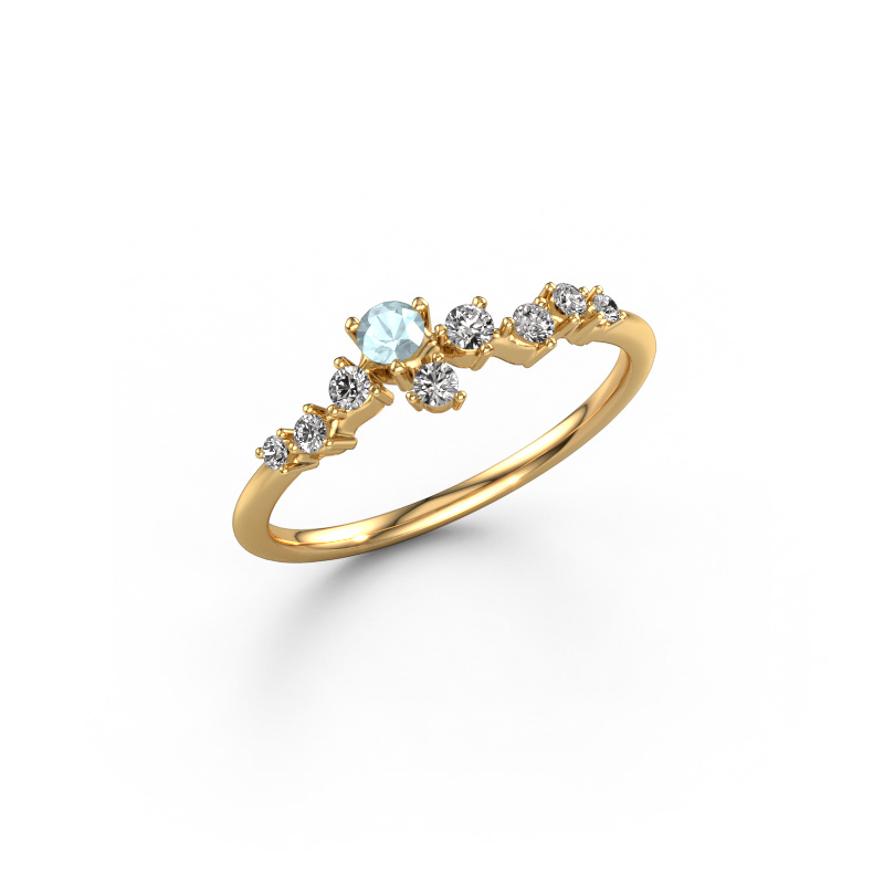 Bild von Ring Lexi 585 Gold Aquamarin 2.8 mm