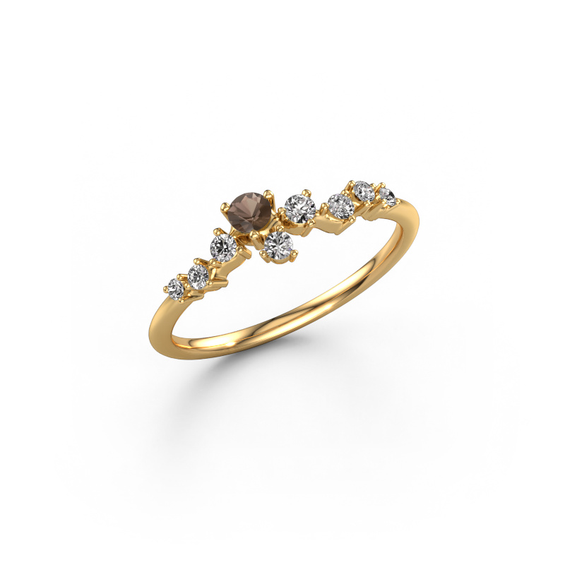 Bild von Ring Lexi 585 Gold Rauchquarz 2.8 mm