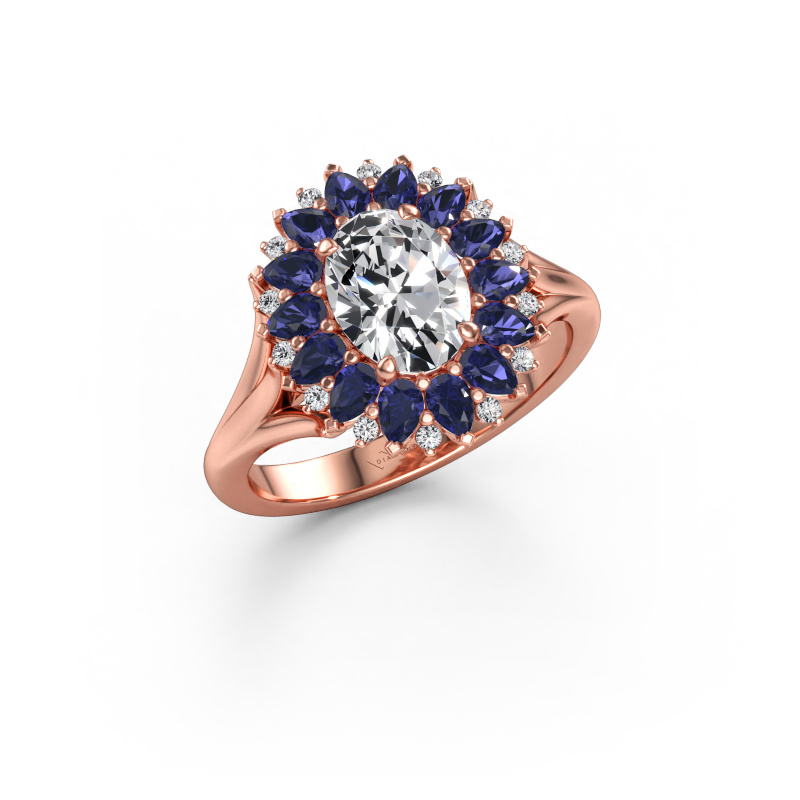 Immagine di Anello di fidanzamento Lidia 585 oro rosa Diamante lab grown 1.194 crt